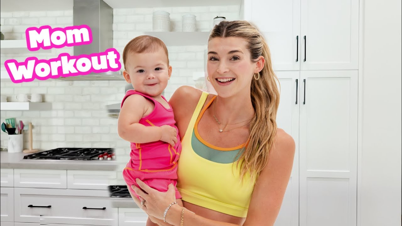 Realistic Workout with a baby