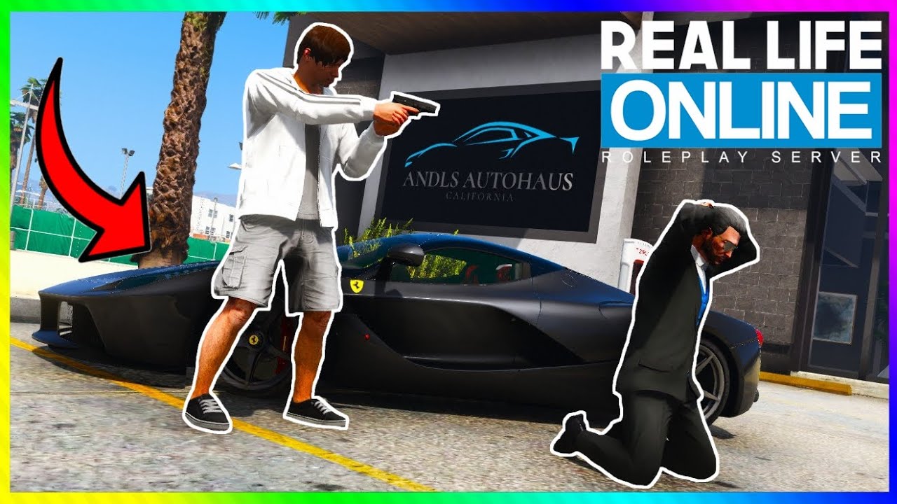 ICH KLAUE 8.000.000€ FERRARI | Real Life Online GTA 5