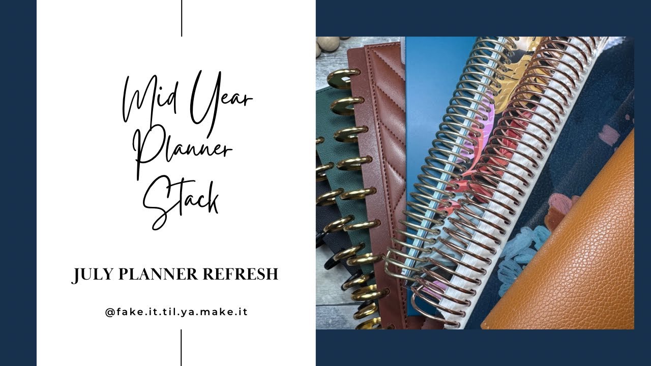 Mid Year Planner Refresh | Planner Stack | Planning