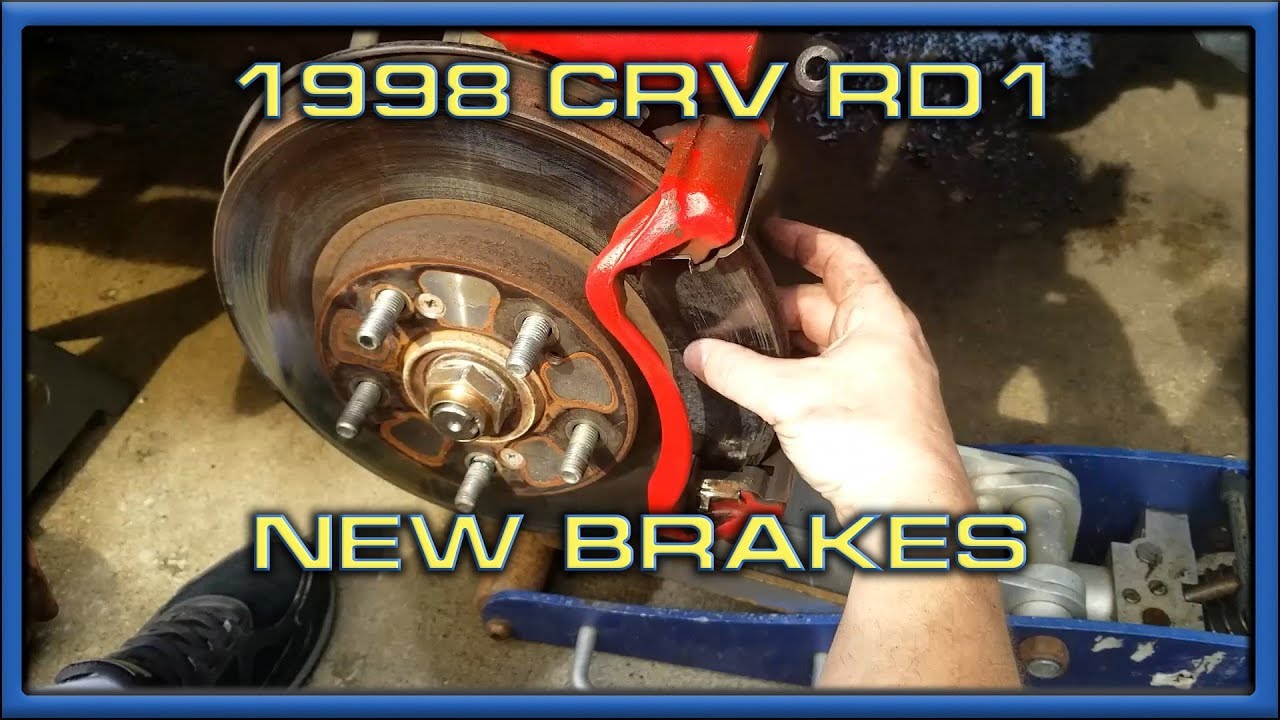 Honda CRV 97-01 Как заменить тормозные колодки 1-го поколения CRV RD1