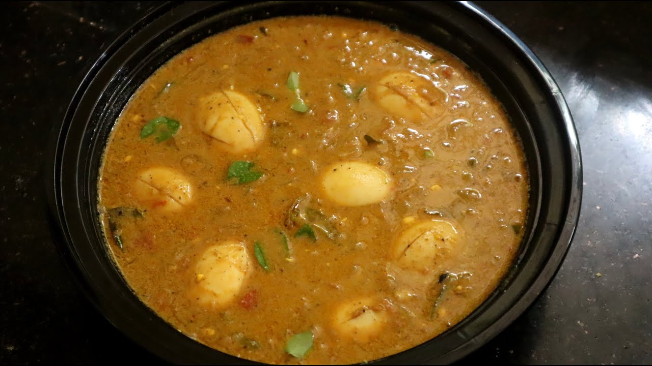 രുചിയൂറും നാടൻ മുട്ട കറി / Egg Curry with Coconut milk /Kerala Style