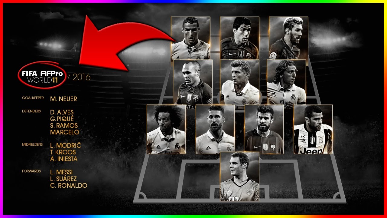 FIFA 17 | OFFICIAL TEAM OF THE YEAR (FIFA 17 TOTY FULL TEAM *TOTY RONALDO* & *TOTY MESSI*)
