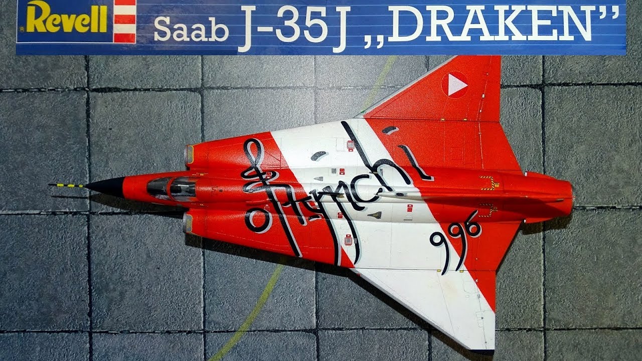 REVELL Saab J-35 Draken 1/72 [Build Review]