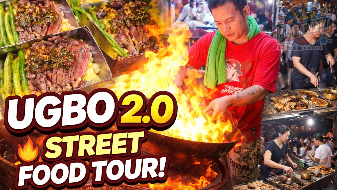 [4K] PHILIPPINES STREET FOOD TOUR IN SAMPALOC MANILA | New Trending Food Spots | UGBO FUSION ALLEY!