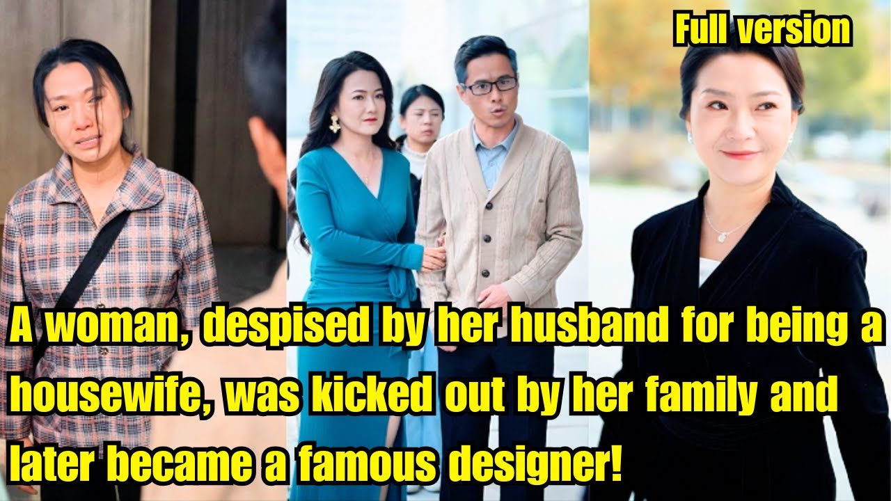 A woman, despised by her husband for being a housewife, was kicked out by her family