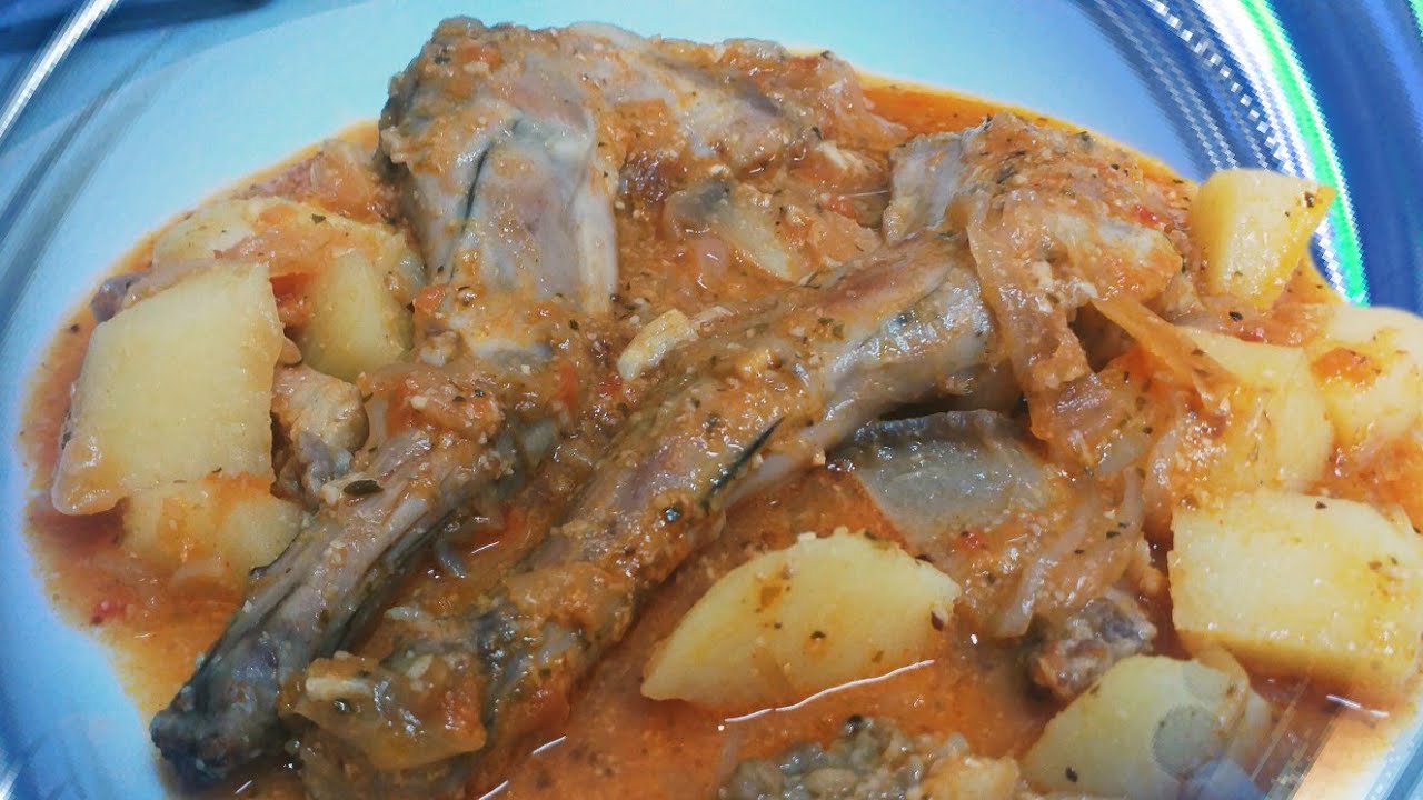 Como hacer caldereta de conejo   - receta de caldereta de conejo