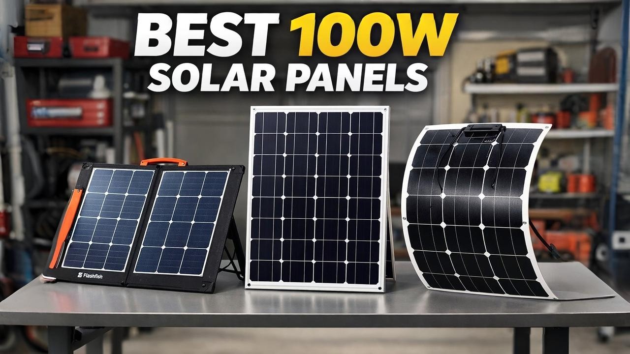 Top 5 Best 100W Solar Panels 2026 – Charge Faster & Go Off-Grid