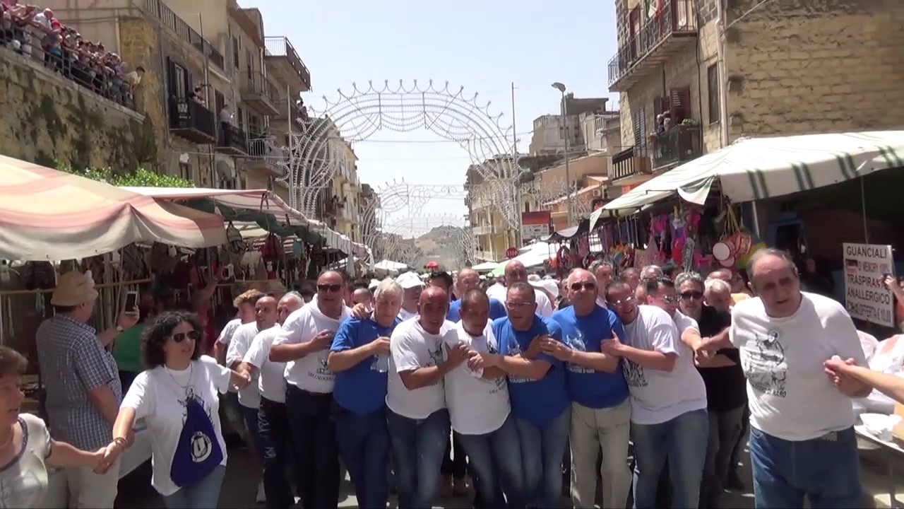 Tirata di li straula cu li cordi - San Calogero di Naro 2016