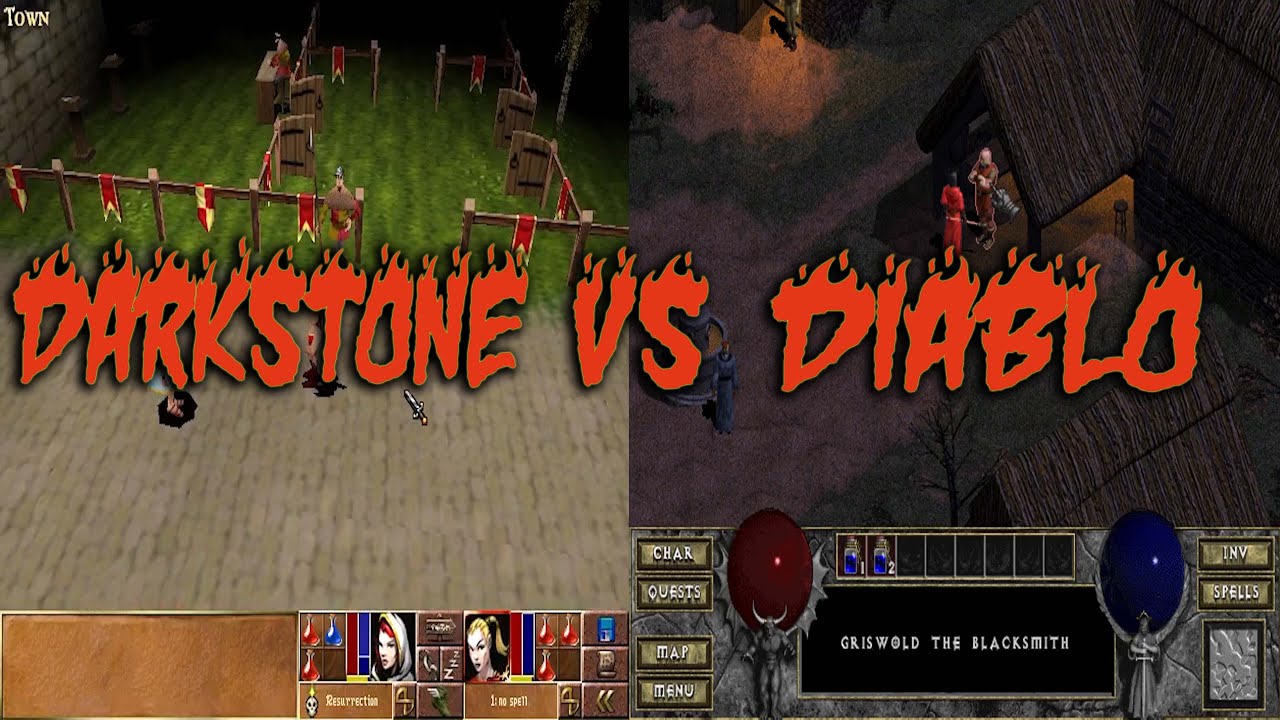 Darkstone Vs Diablo! Two ARPG games that are very similar