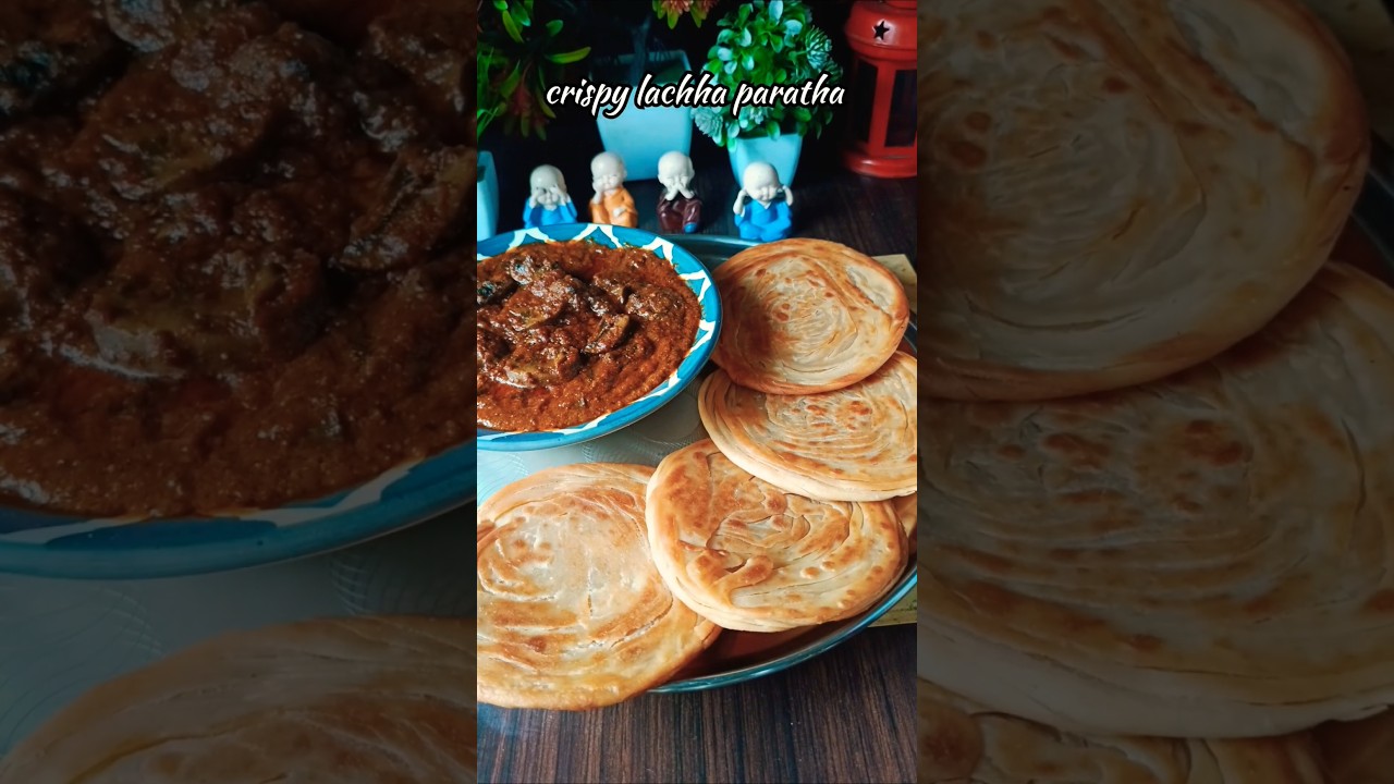 Crispy Laccha Paratha Recipe #shorts #recipe #paratha #crispy