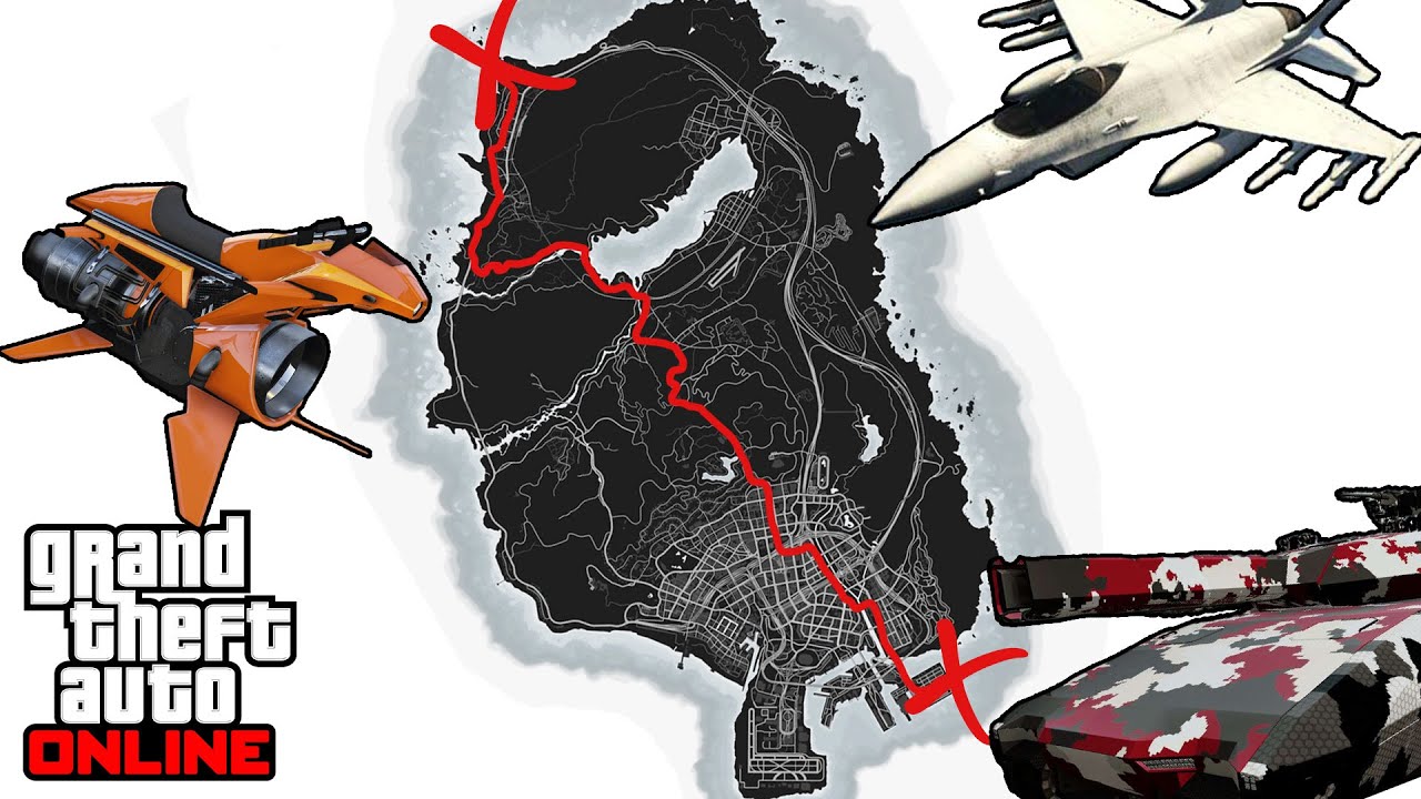 Can You Walk Across The Map Without DYING in GTA 5 Online?