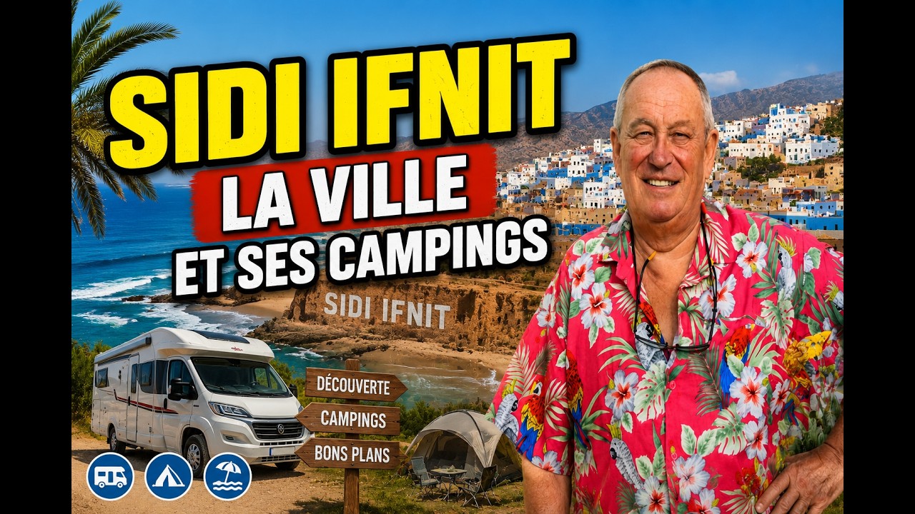 Partir au Maroc : Le camping  SIDI IFNI ET LA VILLE