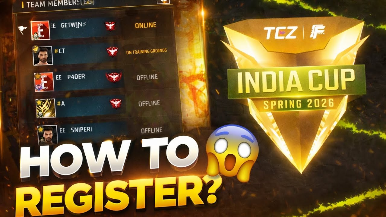 HOW TO REGISTER IN FREE FIRE MAX CUP 2026😱 | FFMIC 2026 SPRING FULLDETAIL #ffmic2026 #freefireesport