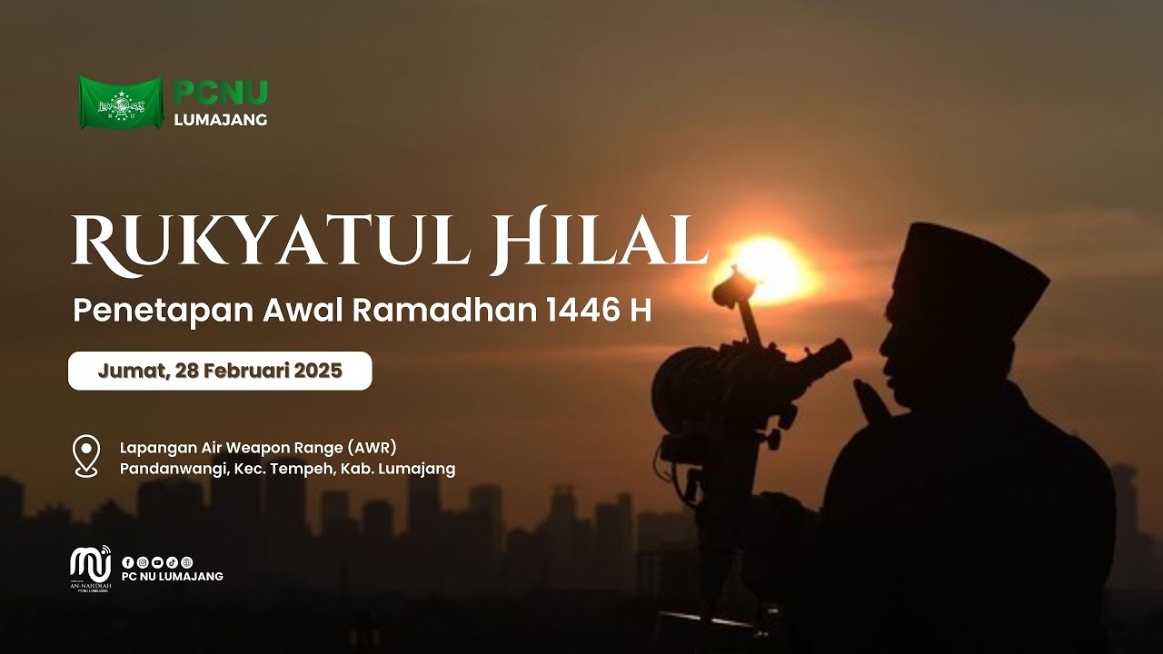 🔴 (LIVE) RUKYATUL HILAL - PENENTUAN AWAL RAMADHAN 1446 H