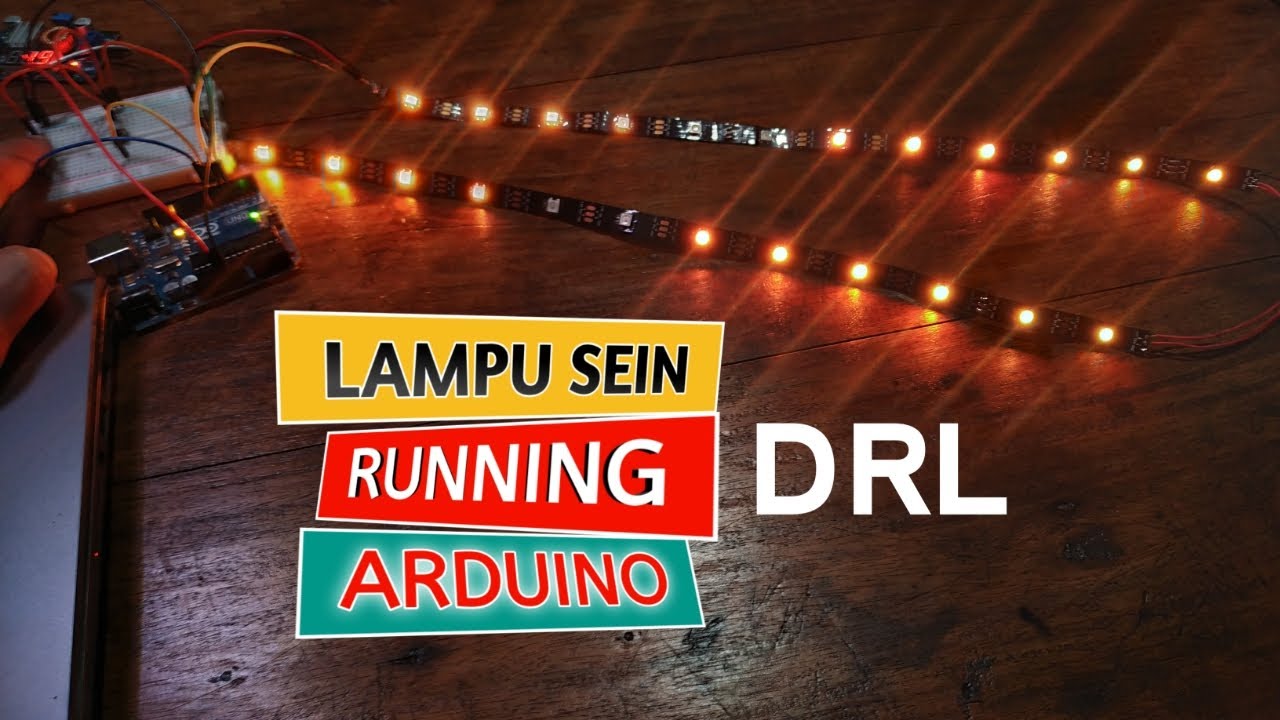CARA MEMBUAT LAMPU SEIN RUNNING DENGAN LED STRIP