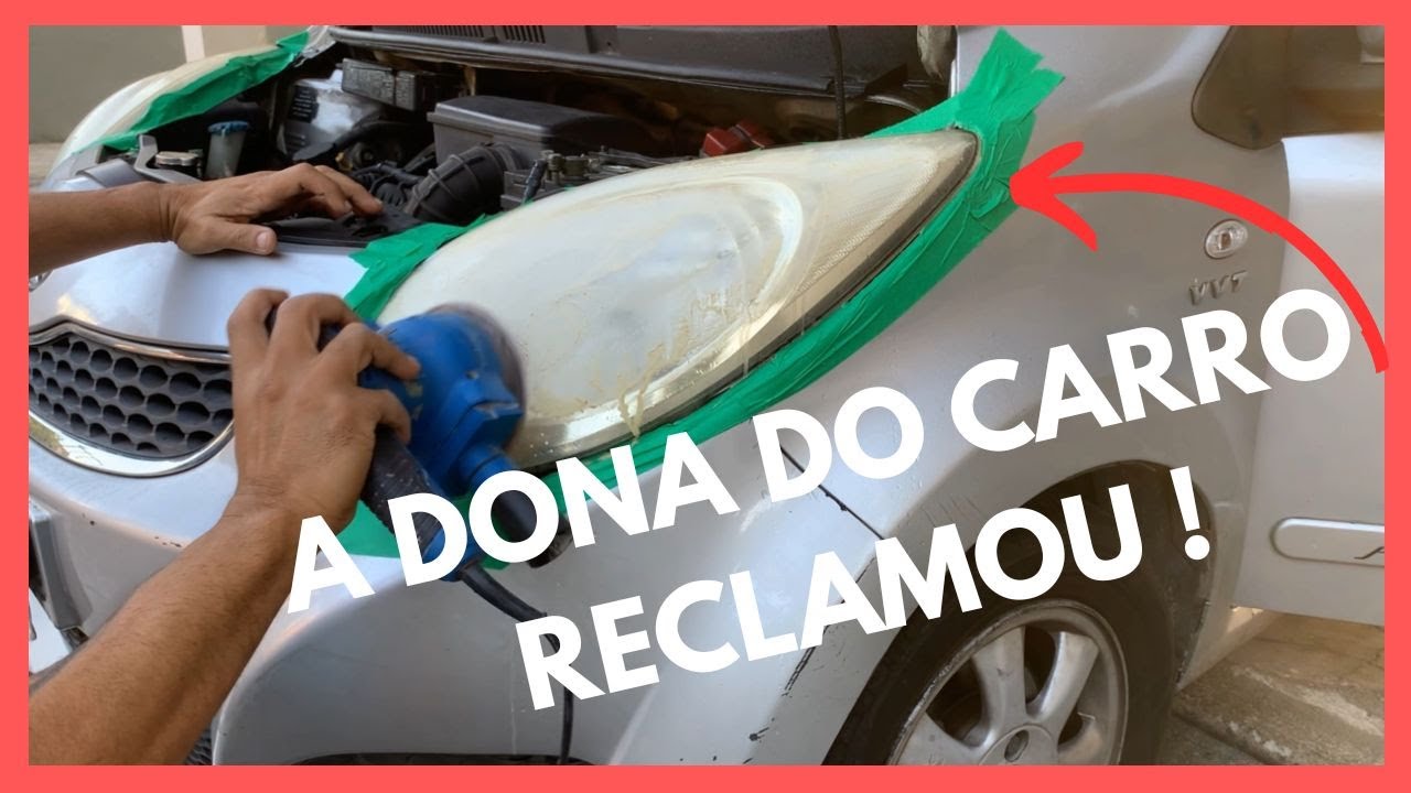 POLIMENTO FAROL SIMPLES E FÁCIL