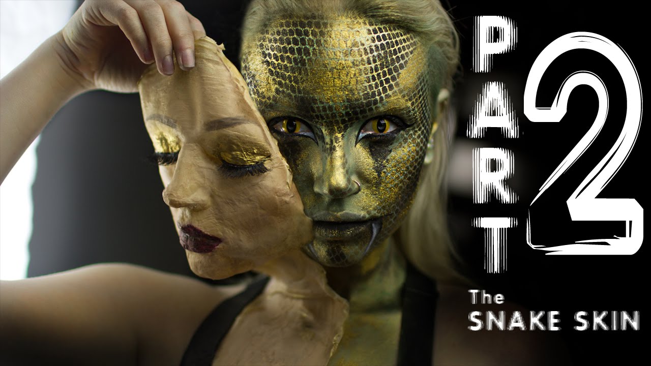 Shedding Snake / Human Makeup Tutorial (part 2)