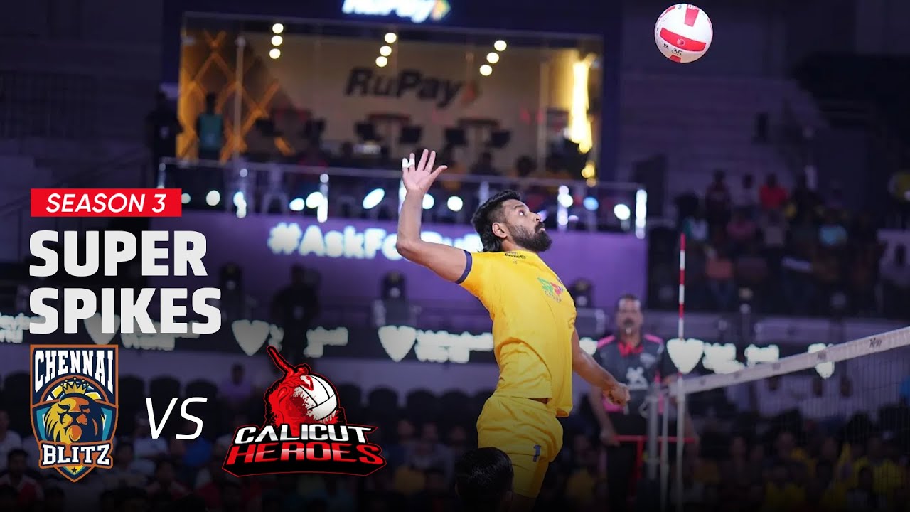 Супершипы | Матч 35 | Chennai Blitz против Calicut Heroes | PVL, 3-й сезон