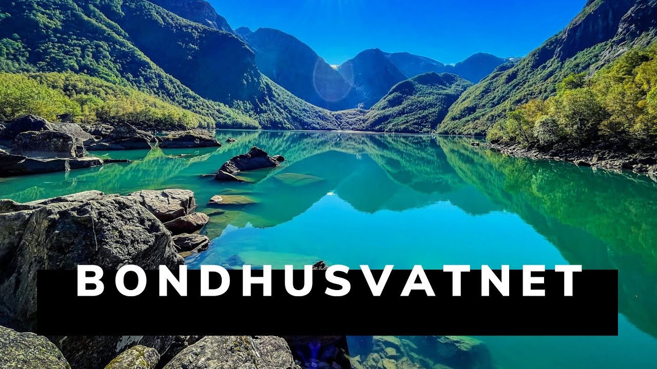 Bondhusvatnet &ndash; szmaragdowe jezioro z lodowca Folgefonna