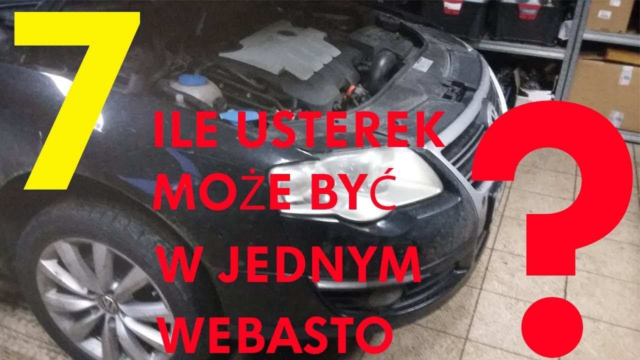 Webasto Passat B6 - 7 usterek w jednym urządzeniu !!!!!