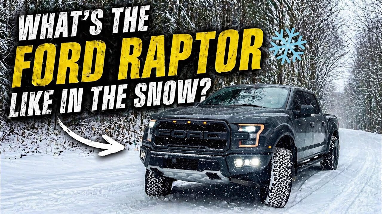 Каков Ford Raptor в снегу?!