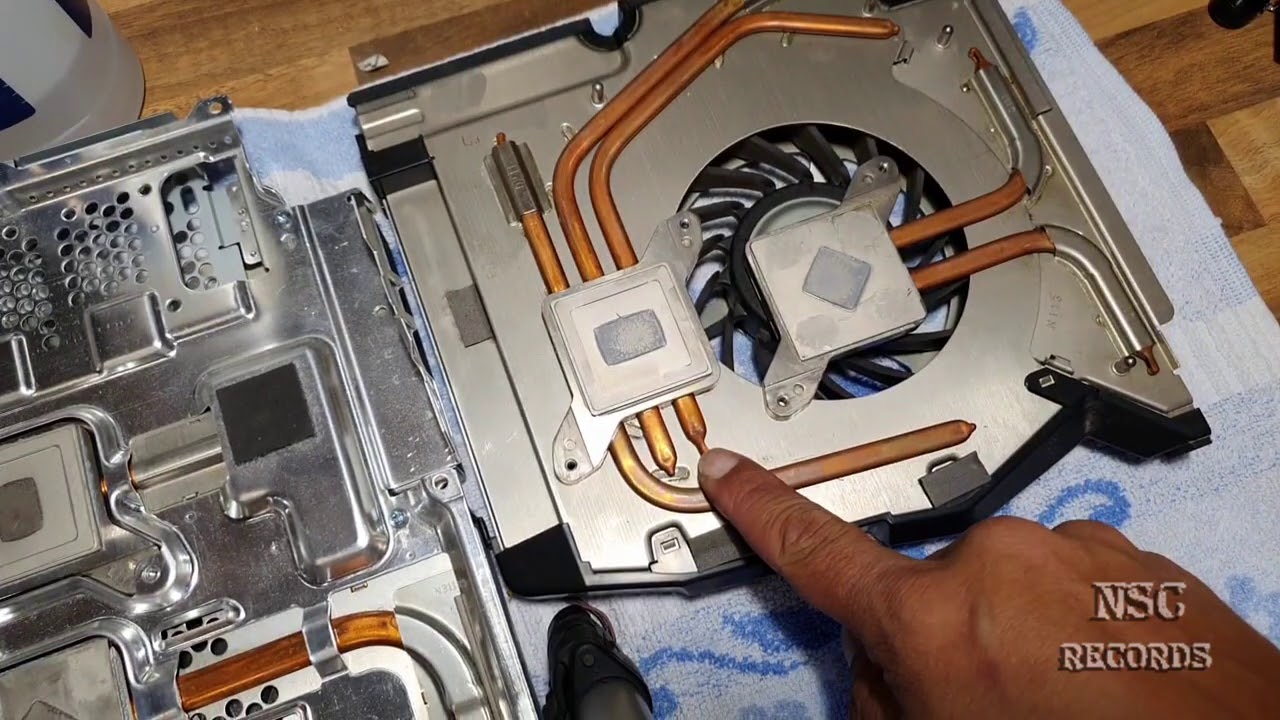 PS3 FAT Heatpipes important function for the right cooling By:NSC
