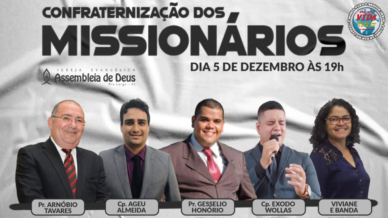CONFRATERNIZAÇÃO DOS MISSIONÁRIOS - 05/12/2020