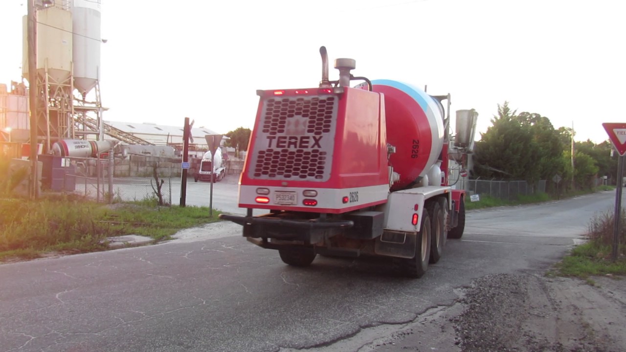 Concrete Mixers in the morning  - Thomas Concrete Greenville, SC
