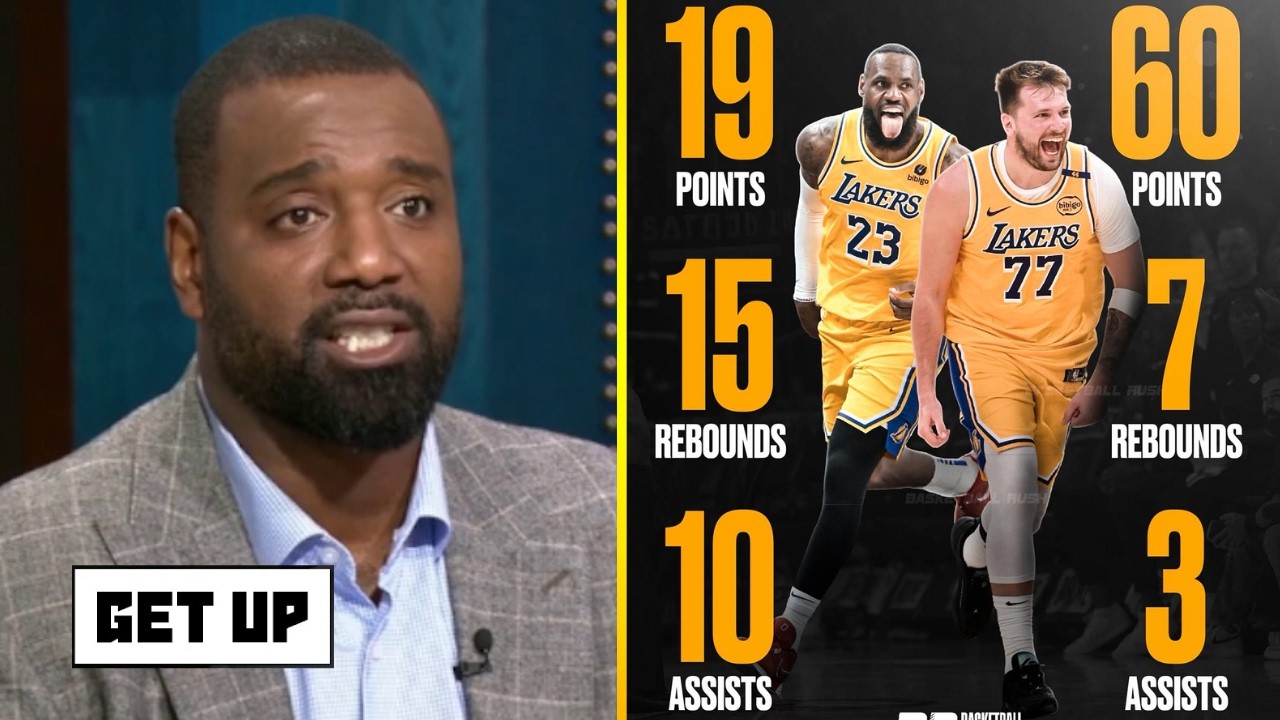 GET UP | Nobody can STOP Luka & LeBron right now! - Chris Canty reacts to Lakers beat Heat 134-126