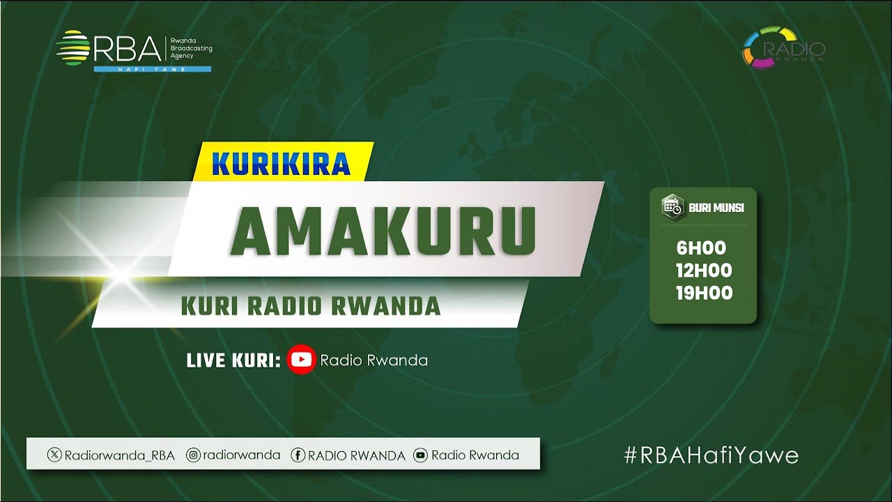 🔴LIVE: AMAKURU YA SAA MOYA | Tariki 06 Kanama 2025
