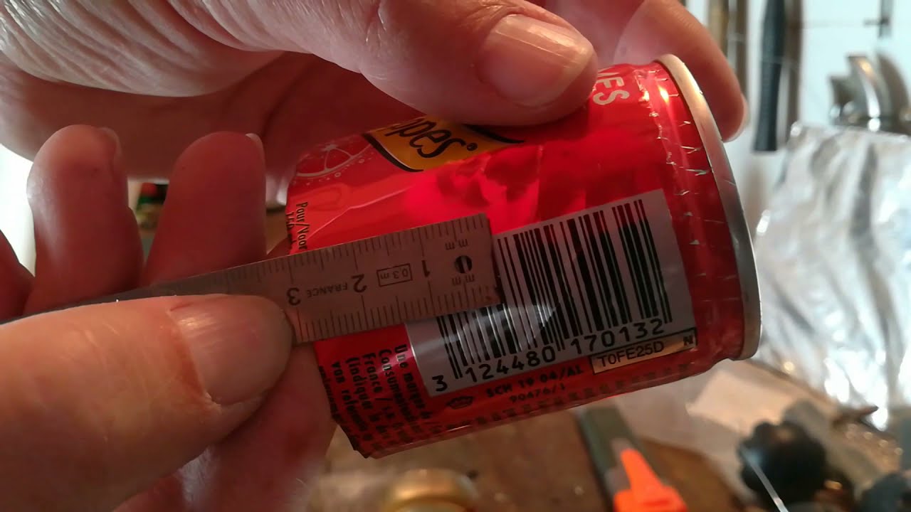 tuto  fabriquer maison un mini réchaud  à alcool  ultra léger
