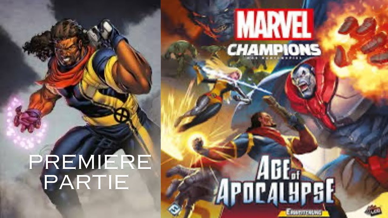 Marvel champions : Bishop pré-construit vs Quatre cavaliers ( standard )
