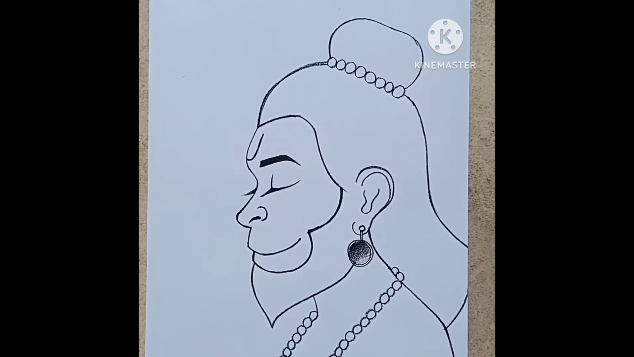 How to draw hanuman ji|hanuman janyati #shorts #hanuman #bajrangbali #drawing #art #pencildrawing