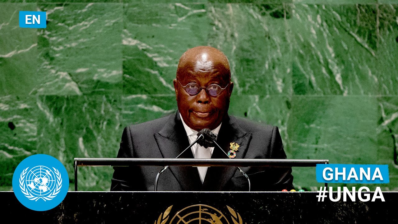 🇬🇭 Ghana - President Addresses United Nations General Debate, 76th Session (English) | #UNGA