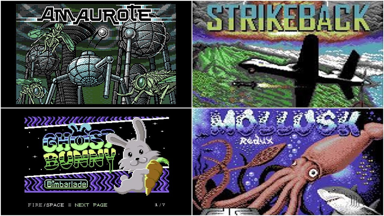 Borsuk Retro Gry TV: COMMODORE 64 - Przegląd Nowości #18