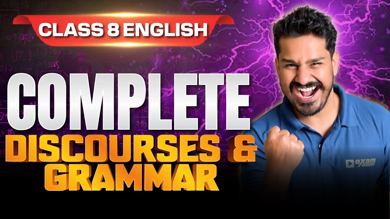 Class 8 Annual Exam | English | All Grammar And Discourses | Exam Winner