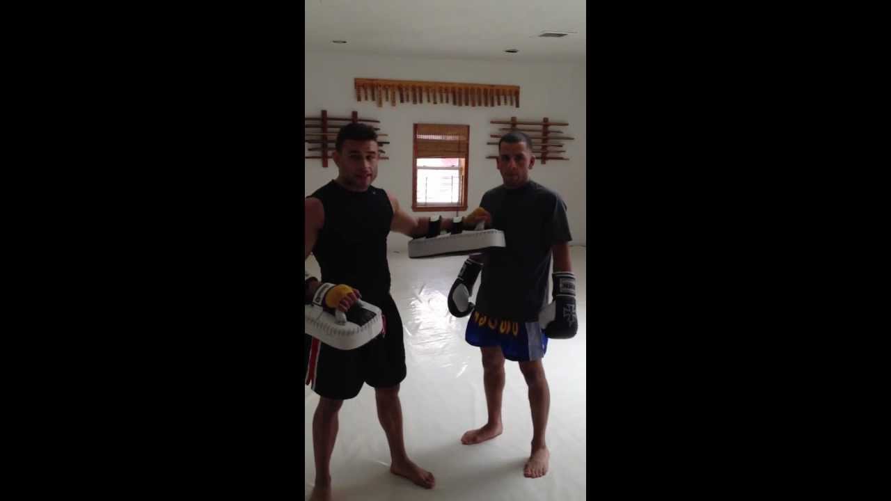 Pad Work - Christian Defiris Holding For Sal Carillo