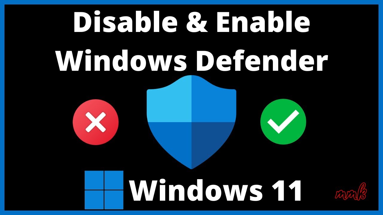 Disable Windows Defender On Windows 11 - Turn Off Antivirus