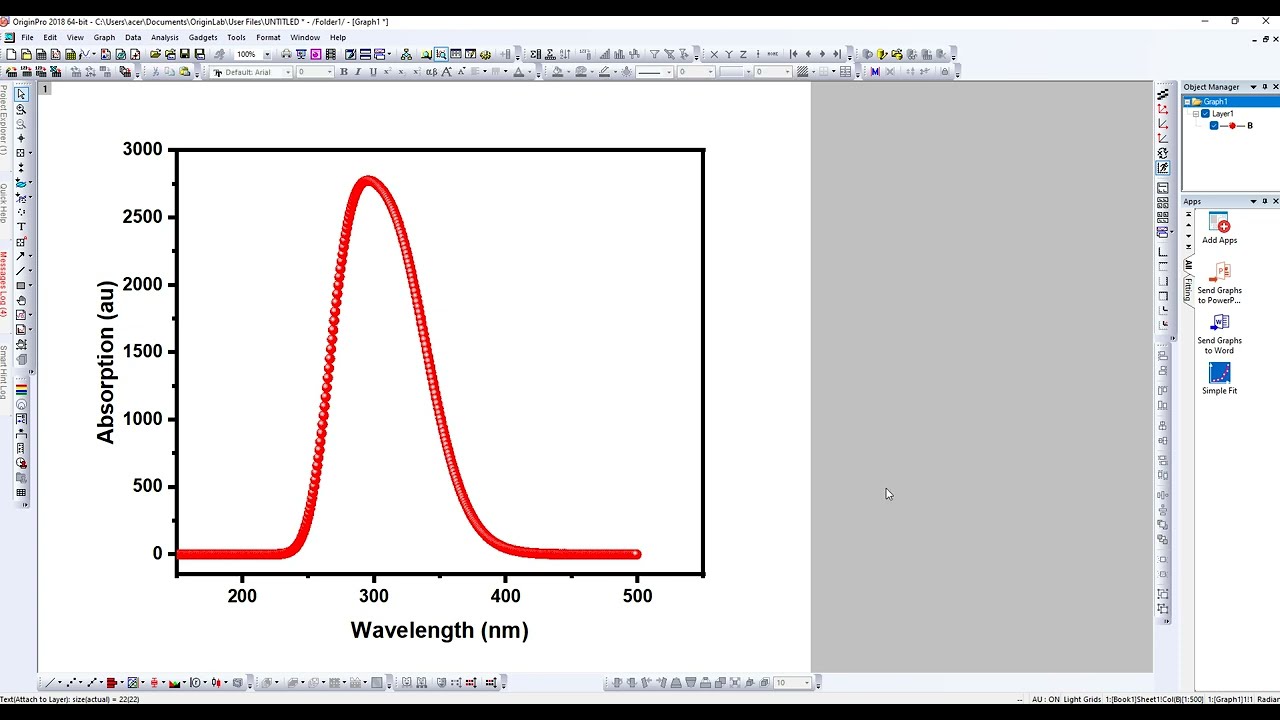 How to calculate TD-SCF from Gaussian for UV-Visible plot using Origin software|