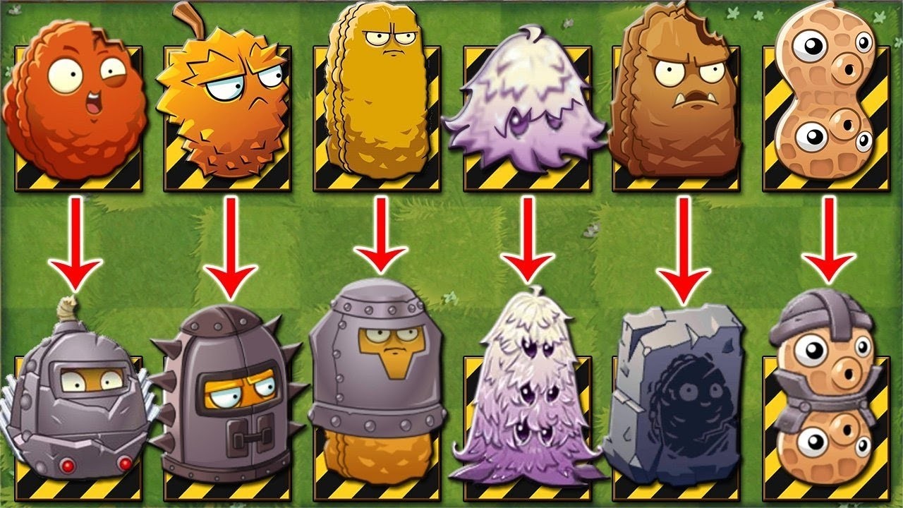 PVZ 2 - Every DEFENSE Plants LEVEL 1 Normal & Power Up Vs Jester Zombie - Who Will WIn?