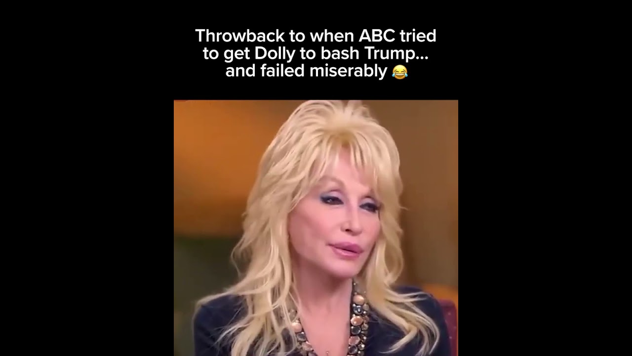 Вспоминаем, как ABC пытались заставить Долли Партон раскритиковать Трампа, но с треском провалили...
