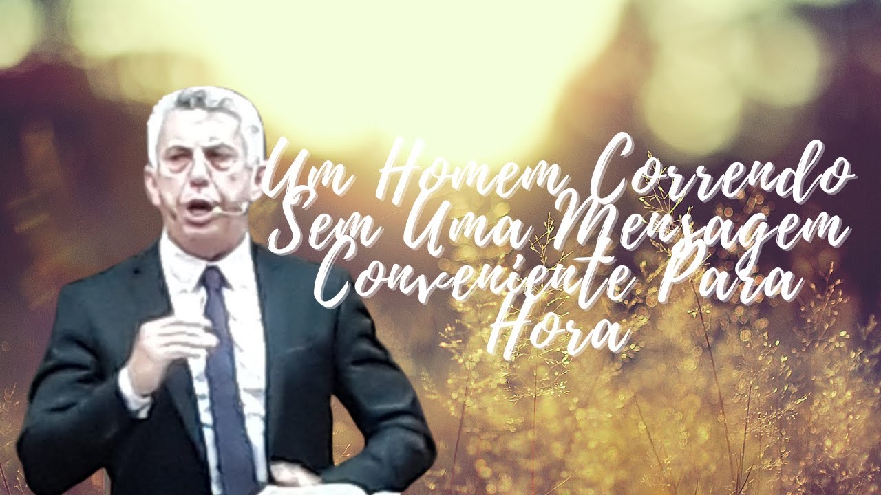 Um Homem Correndo Sem Uma Mensagem Conveniente Para Hora | Pastor Rafael Delmonego | 17/12/2021