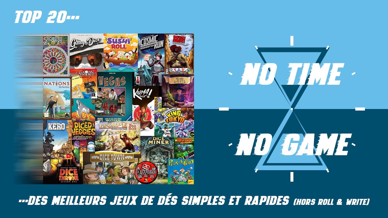 TOP 20... Des meilleurs jeux de dés faciles et rapides (hors roll & write et jeux de course)