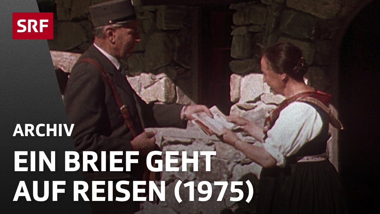 Ein Brief geht auf Reisen (1975) | Post und Briefmarken | SRF Archiv