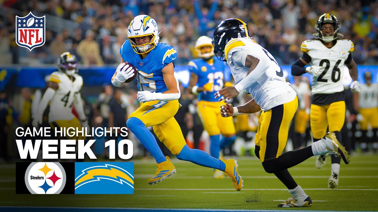 Pittsburgh Steelers vs Los Angeles Chargers Game Highlights | 2025 NFL Season Week 10