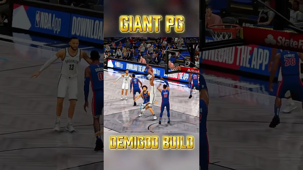 Гигантский разыгрывающий ростом 211 см (6 футов 11 дюймов) &mdash; неудержим в NBA 2K26 😳 Полубог среди...