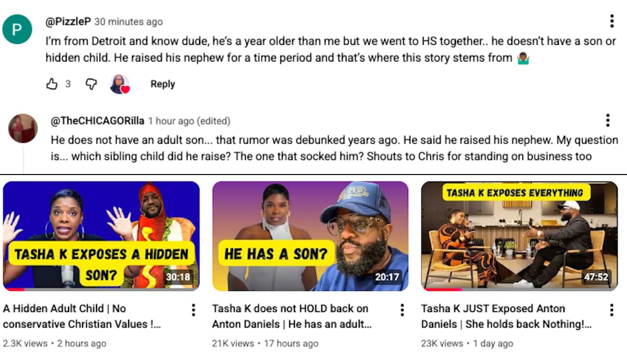 ANTON HAS A HIDDEN ADULT SON? LAKEYSHAKEYSHA SAYS YES.... THE COMMENT SECTION SAYS NO... WHATS GOOD?