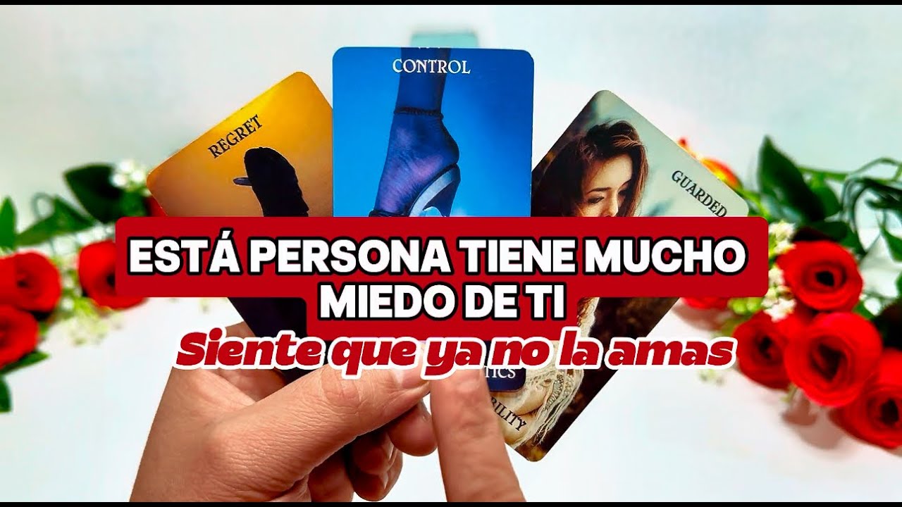 ESTA PERSONA TIENE MUCHO MIEDO DE TI,,Nunca habia hecho una canalizacion tan fuerte #tarot