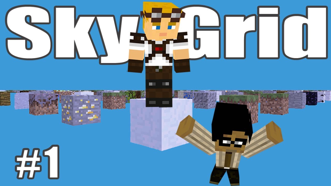 [Minecraft] SkyGrid #1 - Trippin' Balls