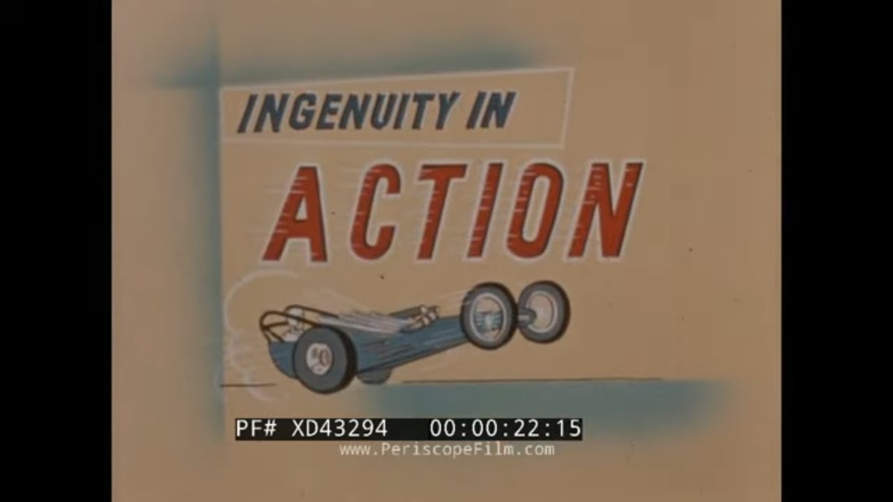 “INGENUITY IN ACTION” HOT RODS & DRAG RACING   1959 NHRA NATIONALS   DETROIT, MICHIGAN  XD43294
